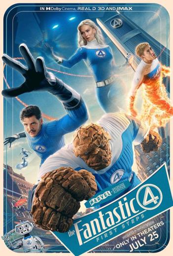Fantastic Four: First Steps (French Version), The movie poster